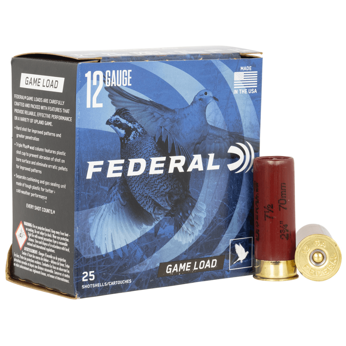 Federal Game-Shok Upland 12Gauge Ammunition - H12175 Federal Game-Shok Upland 12Gauge Ammunition - H12175