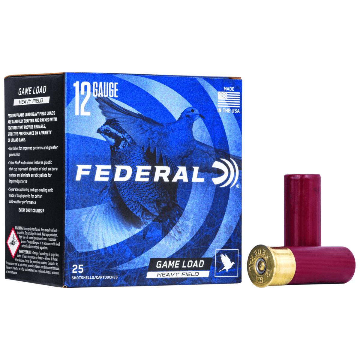 Federal Game-Shok Heavy Field 12Gauge Ammunition - H1234 Federal Game-Shok Heavy Field 12Gauge Ammunition - H1234