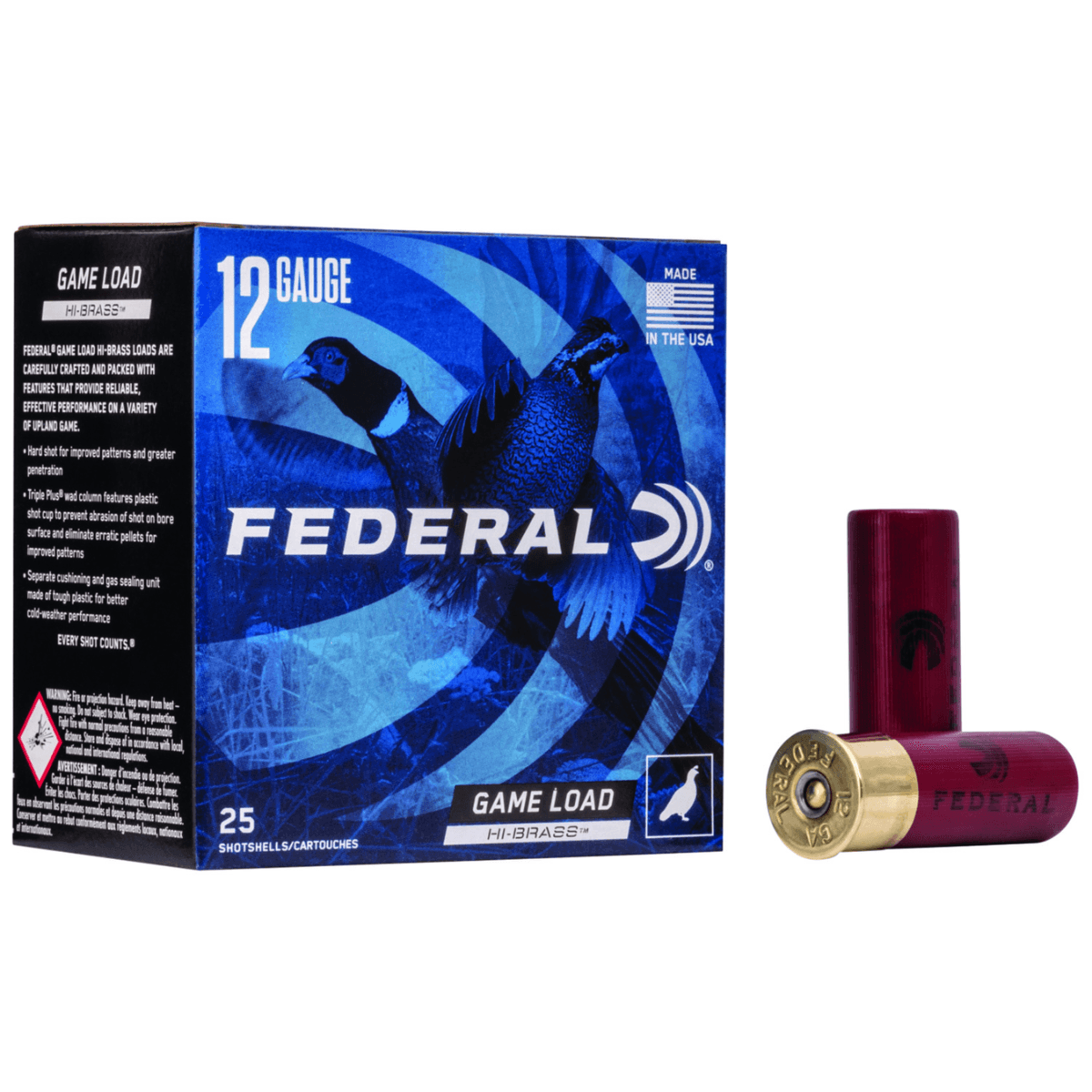 Federal Game-Shok High Brass 12Gauge Ammunition - H12675 Federal Game-Shok High Brass 12Gauge Ammunition - H12675