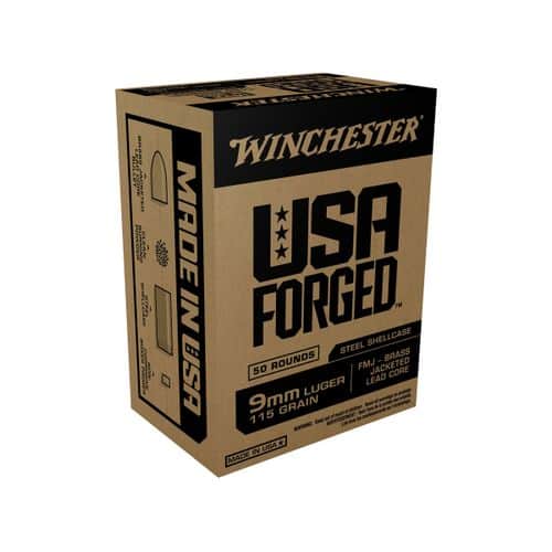 Winchester Ammo USA Forged 9mm Luger 115 gr Full Metal Jacket - WIN9SV Winchester Ammo USA Forged 9mm Luger 115 gr Full Metal Jacket - WIN9SV