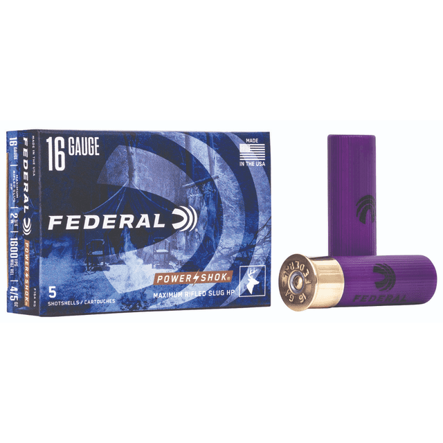 Federal Power-Shok Shotshell 16 Gauge - F164RS Federal Power-Shok Shotshell 16 Gauge - F164RS