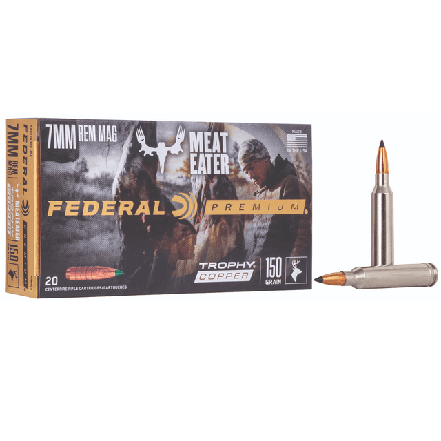 Federal Premium 7mm Rem Mag 150gr Trophy Copper Rifle Ammunition - P7RTC3 Federal Premium 7mm Rem Mag 150gr Trophy Copper Rifle Ammunition - P7RTC3