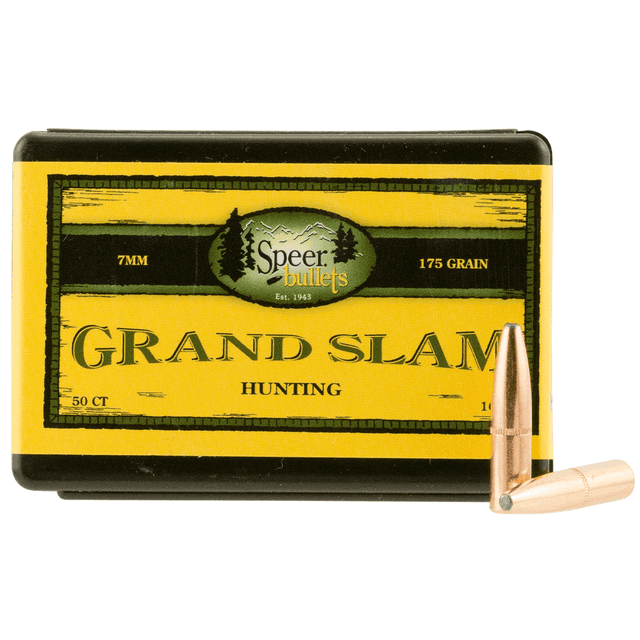 Speer 1643 Grand Slam 7mm .284 175 gr Soft Point 50 Per Box Speer 1643 Grand Slam 7mm .284 175 gr Soft Point 50 Per Box