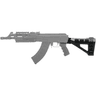 SB Tactical SBM4701SB SBM47 Black Synthetic 11" OAL & Nylon Strap for AK-47, AK-74 SB Tactical SBM4701SB SBM47 Black Synthetic 11" OAL & Nylon Strap for AK-47, AK-74