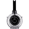 Kci  AR-15 50rd Drum Magazine, 5.56x45mm NATO, Front Side View Kci  AR-15 50rd Drum Magazine, 5.56x45mm NATO, Front Side View