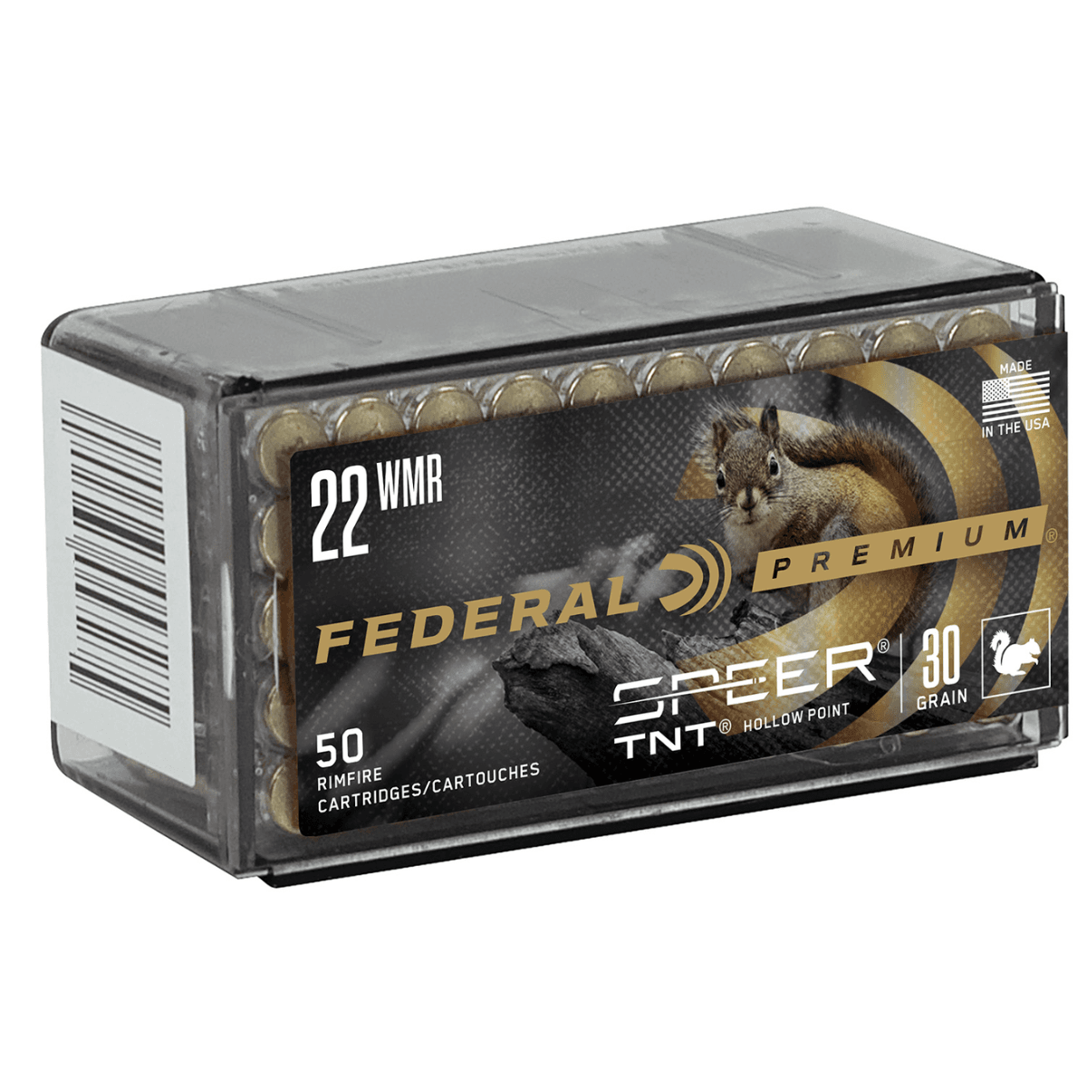 Federal Premium Varmint & Predator 22WMR 30gr Speer TNT Hollow Point Ammunition - P765 Federal Premium Varmint & Predator 22WMR 30gr Speer TNT Hollow Point Ammunition - P765