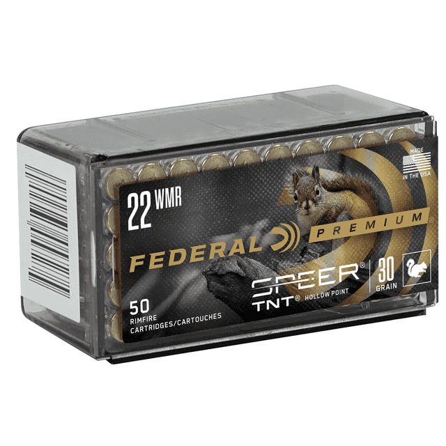 Federal Premium Varmint & Predator 22WMR 30gr Speer TNT Hollow Point Ammunition - P765 Federal Premium Varmint & Predator 22WMR 30gr Speer TNT Hollow Point Ammunition - P765