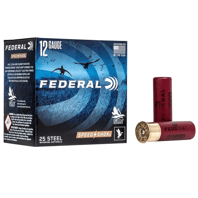 Federal Speed-Shok 12 Gauge 3" 1 1/8oz 2 Shot Ammunition - WF1432 Federal Speed-Shok 12 Gauge 3" 1 1/8oz 2 Shot Ammunition - WF1432