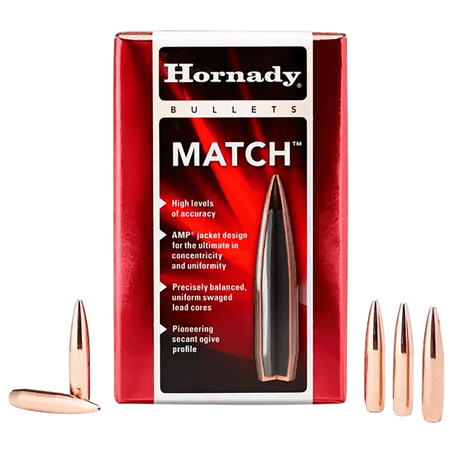 Hornady 2458 Match 6mm .243 105 gr Hollow Point Boat Tail Match 100 Per Box Hornady 2458 Match 6mm .243 105 gr Hollow Point Boat Tail Match 100 Per Box
