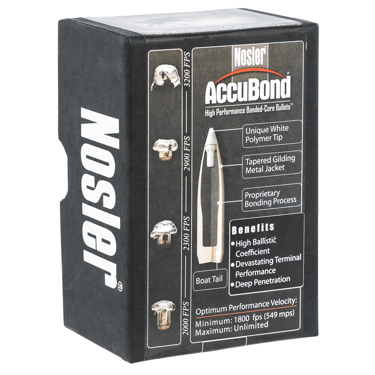 Nosler 54951 AccuBond 7mm .284 150 gr Spitzer Point/ 50 Per Box Nosler 54951 AccuBond 7mm .284 150 gr Spitzer Point/ 50 Per Box