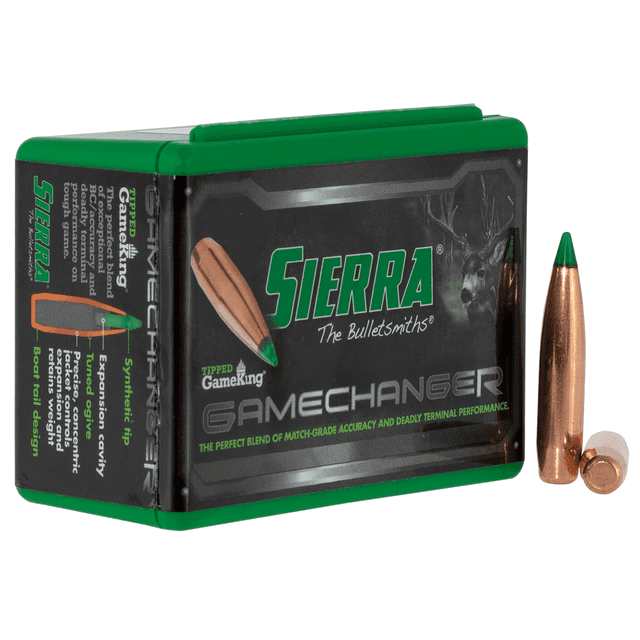 Sierra 4565T Tipped GameKing 7mm .284 165 gr Hollow Point Boat Tail/ 50 Per Box Sierra 4565T Tipped GameKing 7mm .284 165 gr Hollow Point Boat Tail/ 50 Per Box