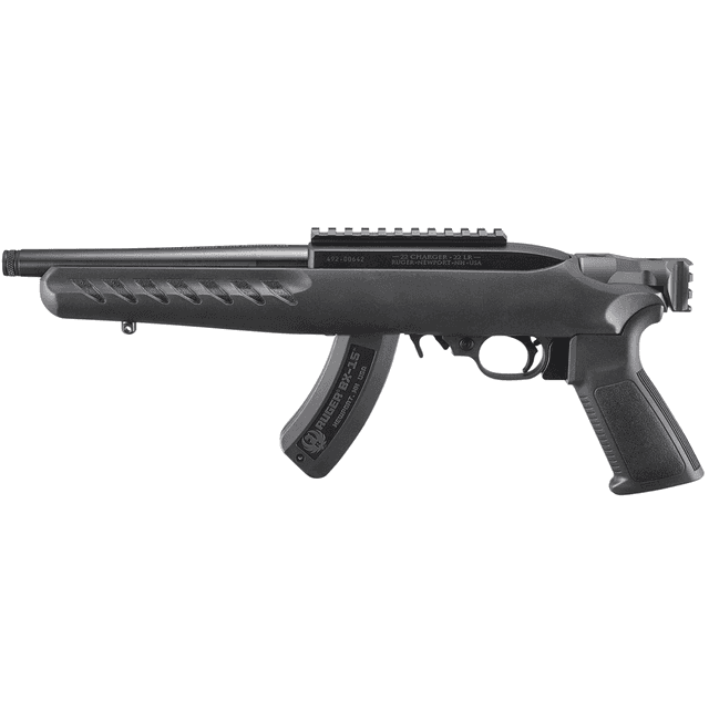 Ruger 4938 22 Charger 22 LR 15+1 8" Black Steel/Threaded Barrel Semi Automatic Handgun Ruger 4938 22 Charger 22 LR 15+1 8" Black Steel/Threaded Barrel Semi Automatic Handgun