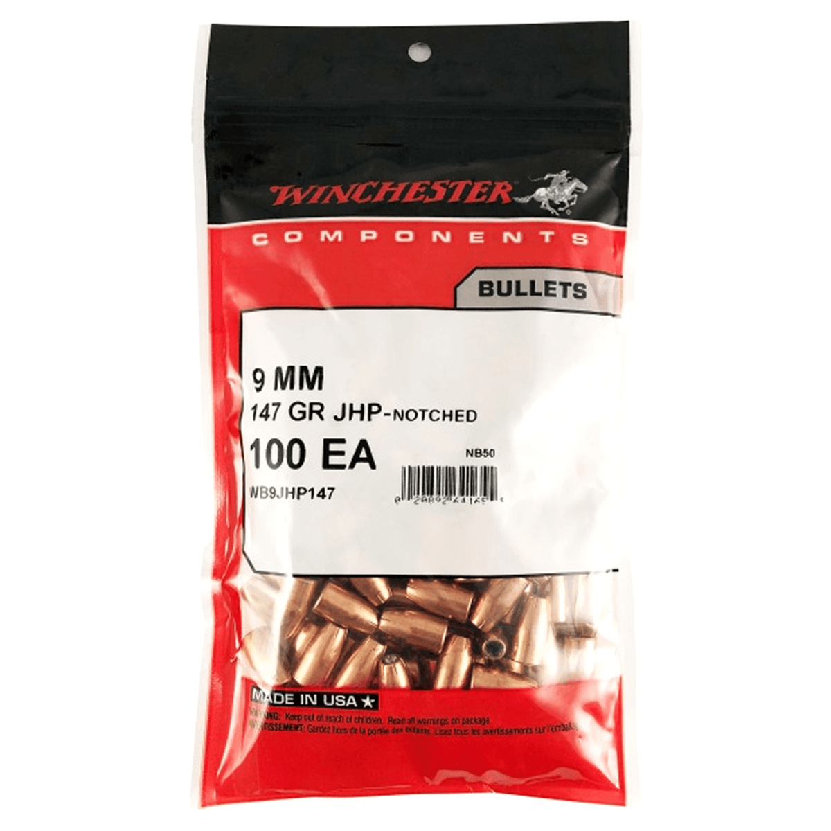 Winchester Ammo WB9MC124X Centerfire Handgun Reloading 9mm .355 124 gr Full Metal Jacket 100 Per Box Winchester Ammo WB9MC124X Centerfire Handgun Reloading 9mm .355 124 gr Full Metal Jacket 100 Per Box