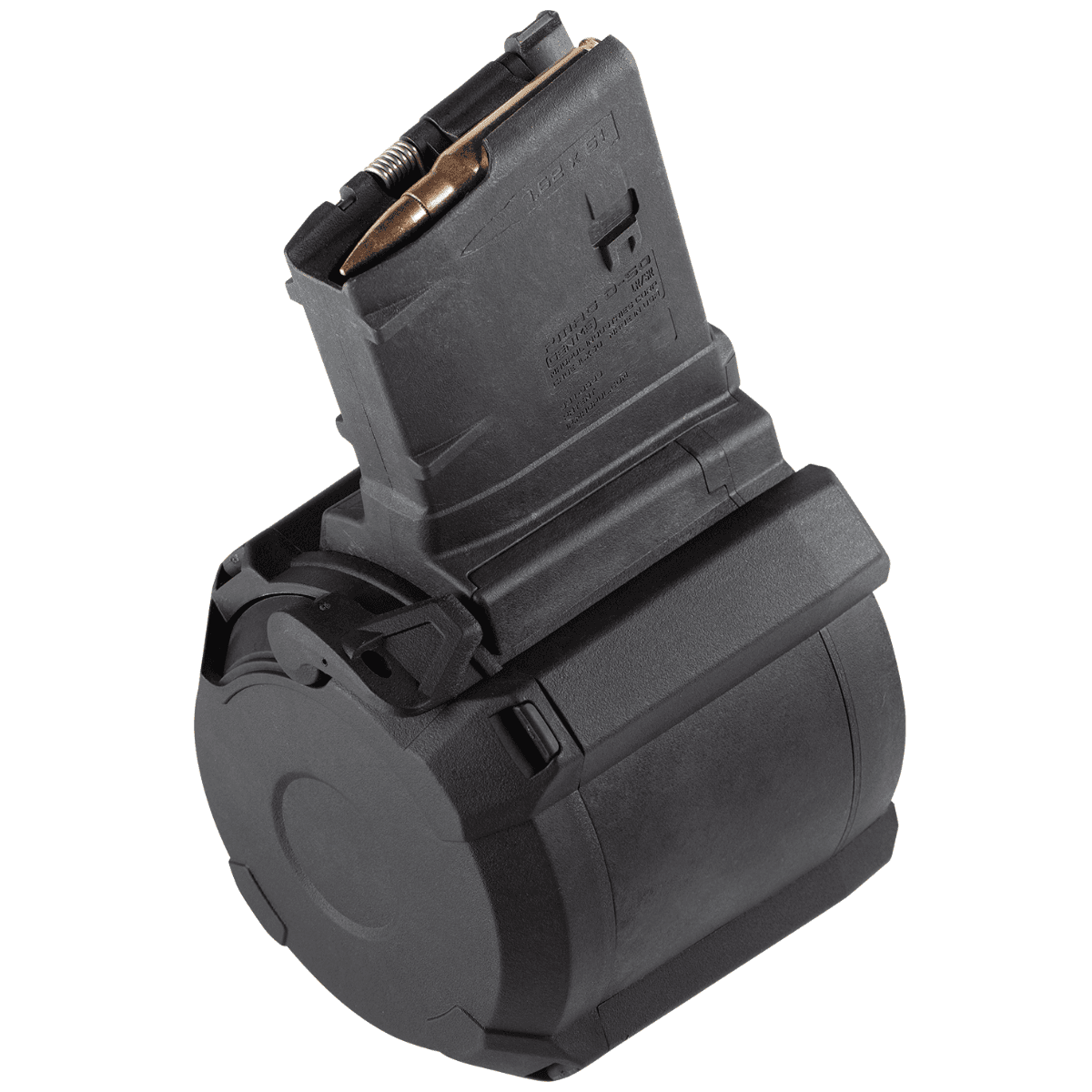 Magpul PMAG GEN M3 50rd Drum Magazine, 7.62x51mm NATO - MAG993BLK Magpul PMAG GEN M3 50rd Drum Magazine, 7.62x51mm NATO - MAG993BLK