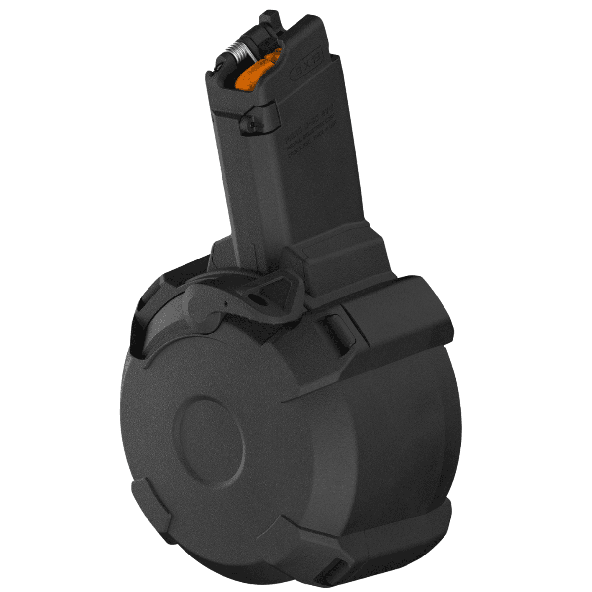 Magpul PMAG 50rd Drum Magazine, 9mm Luger - MAG1035BLK Magpul PMAG 50rd Drum Magazine, 9mm Luger - MAG1035BLK