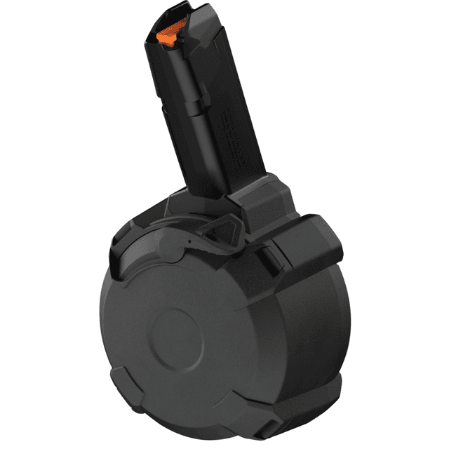 Magpul PMAG D-50 GL9-PCC 50rd Drum Magazine, 9mm Luger - MAG1137BLK Magpul PMAG D-50 GL9-PCC 50rd Drum Magazine, 9mm Luger - MAG1137BLK