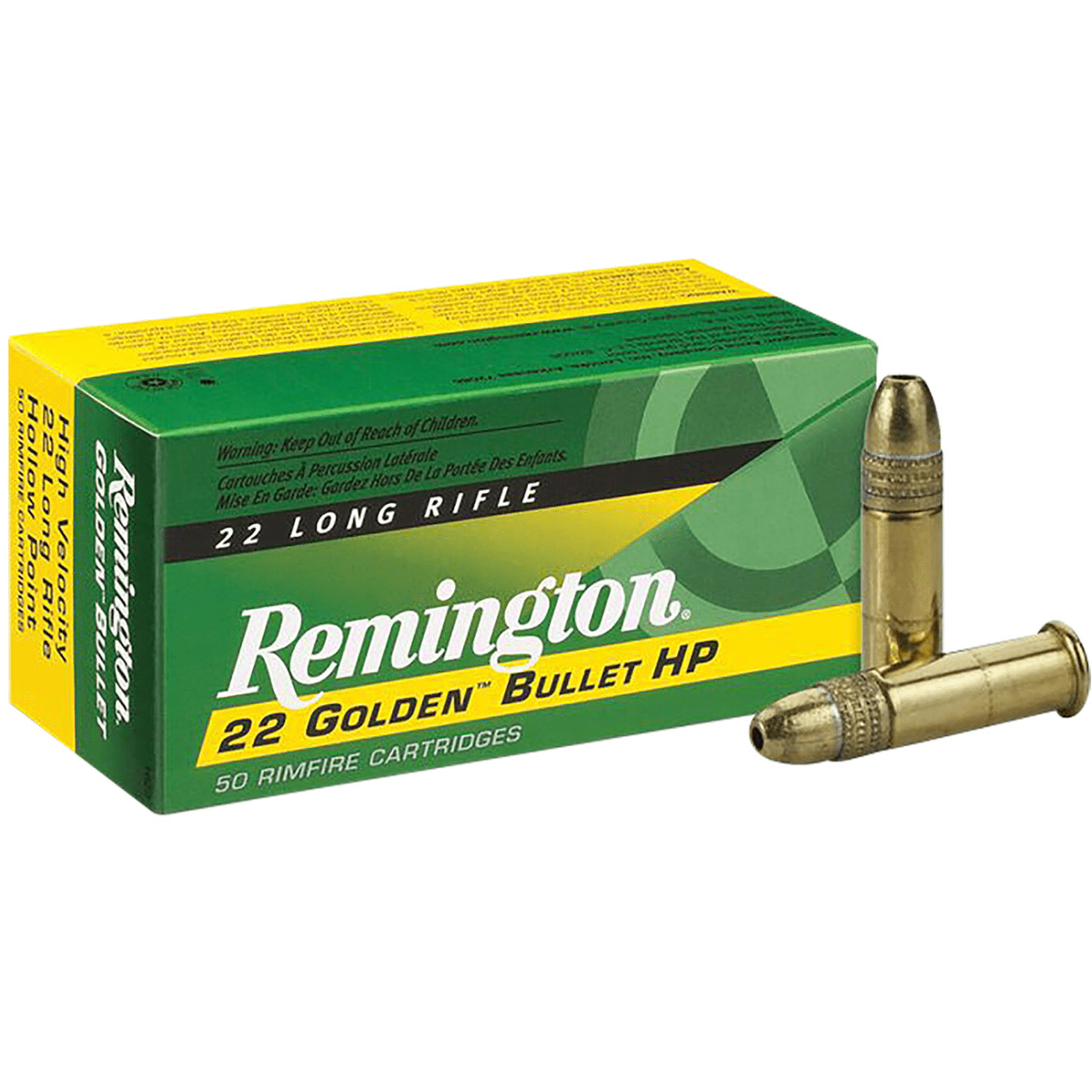 Remington Ammunition Golden Bullet Rimfire 22 LR 36 grain Plated Hollow Point- 66128 Remington Ammunition Golden Bullet Rimfire 22 LR 36 grain Plated Hollow Point- 66128