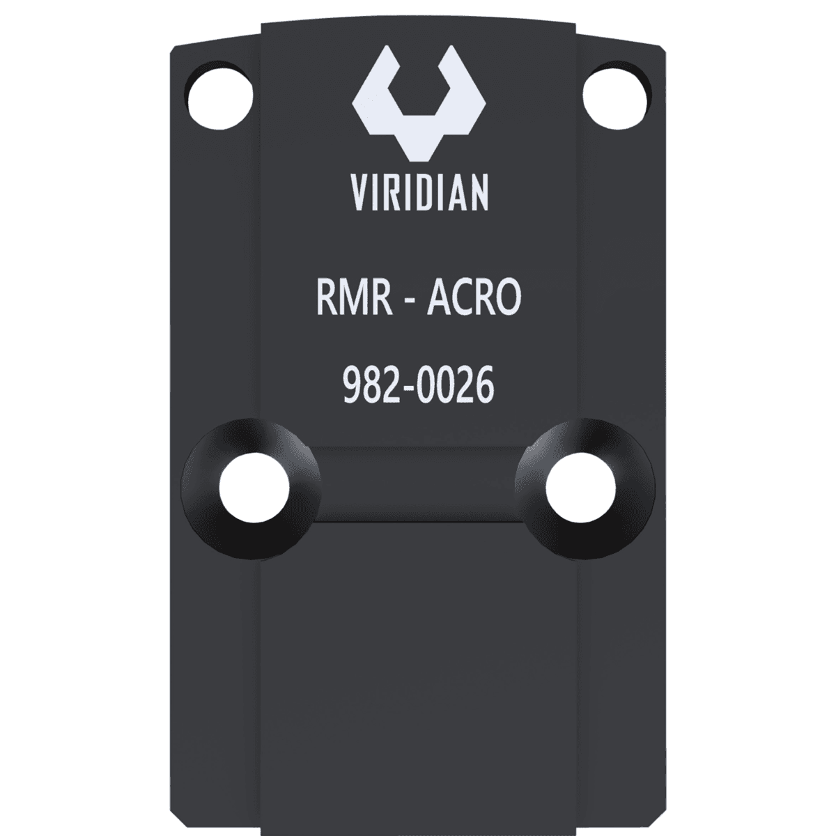 Viridian RFX45 RMR Mounting Adapter in Black Anodized- 157157 Viridian RFX45 RMR Mounting Adapter in Black Anodized- 157157