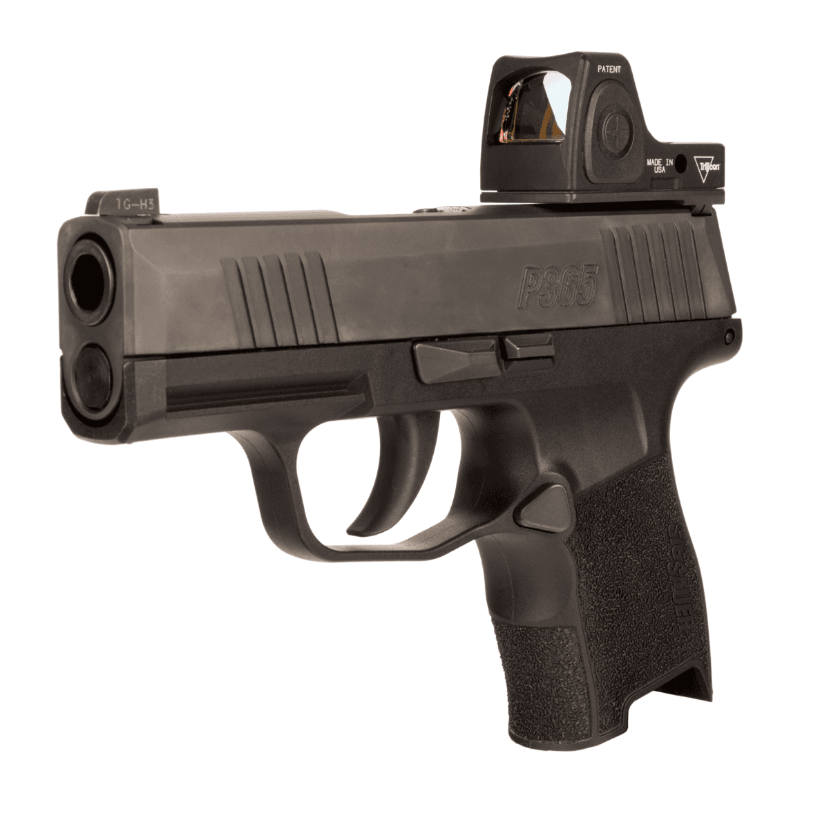 Trijicon RMRcc Dovetail Pistol Mount for Sig Sauer 365 in Matte Black- 128971 Trijicon RMRcc Dovetail Pistol Mount for Sig Sauer 365 in Matte Black- 128971