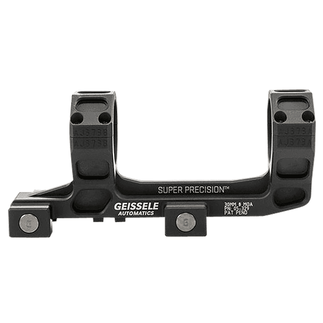 Geissele Automatics Super Precision Scope Mount and Ring Combo in Black Anodized- 153537 Geissele Automatics Super Precision Scope Mount and Ring Combo in Black Anodized- 153537