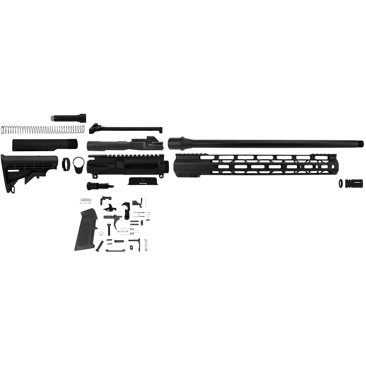 TacFire SSRK45ACPLPK AR Build Kit Rifle 45 ACP AR Platform Black Nitride Aluminum TacFire SSRK45ACPLPK AR Build Kit Rifle 45 ACP AR Platform Black Nitride Aluminum