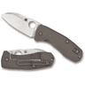 Spyderco C158TIP2 Techno 2 2.52" Folding Sheepsfoot Plain CTS XHP Steel Blade/Matte Stonewashed Titanium Handle Spyderco C158TIP2 Techno 2 2.52" Folding Sheepsfoot Plain CTS XHP Steel Blade/Matte Stonewashed Titanium Handle