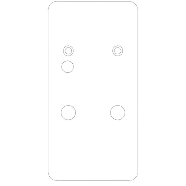 Beretta USA APX A1 Carry C More Pattern Footprint Optic Plate in Black-155840 Beretta USA APX A1 Carry C More Pattern Footprint Optic Plate in Black-155840