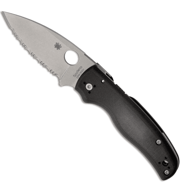 Spyderco C229GS Shaman 3.58" Folding Serrated Knife Spyderco C229GS Shaman 3.58" Folding Serrated Knife