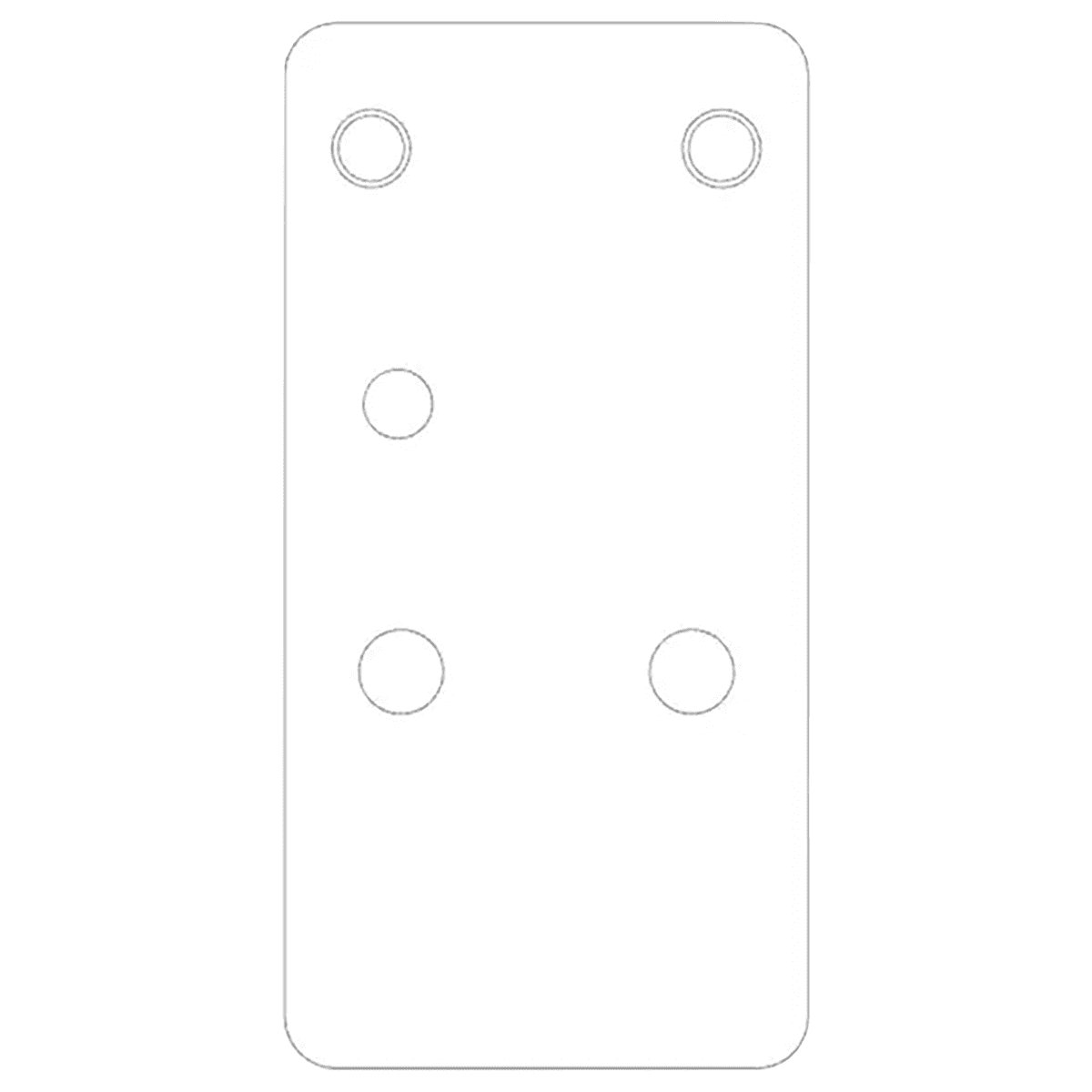Beretta USA APX A1 Carry Holosun K Series Pattern Footprint Optic Plate in Black - 155839 Beretta USA APX A1 Carry Holosun K Series Pattern Footprint Optic Plate in Black - 155839