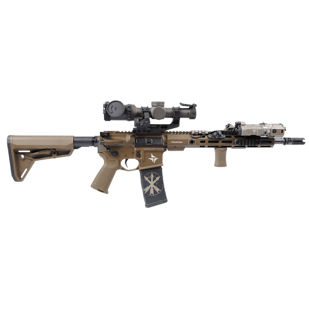 Unity Tactical LLC Fast LPVO Scope Mount and 34mm Ring Combo in Black Anodized Aluminum - 164392 Unity Tactical LLC Fast LPVO Scope Mount and 34mm Ring Combo in Black Anodized Aluminum - 164392