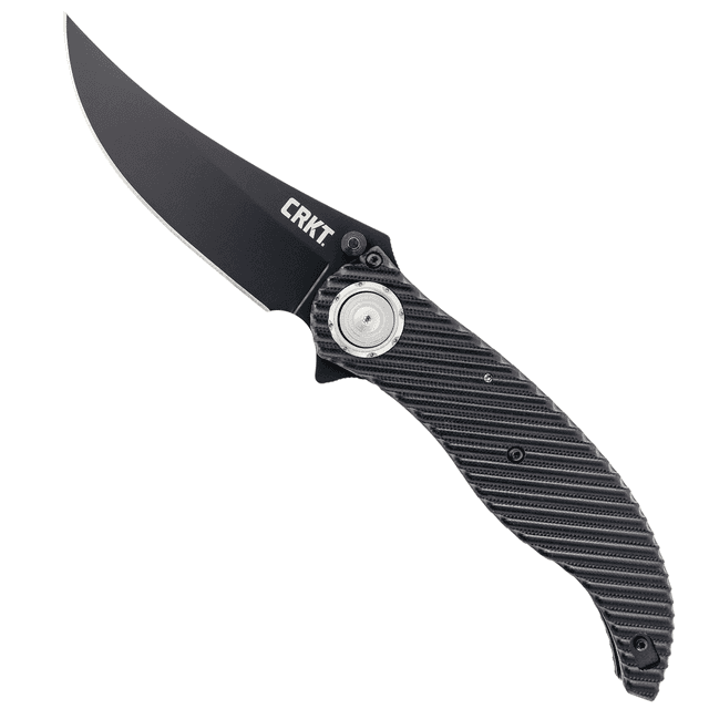 CRKT 2640 Clever Girl 4.10" Folding Plain Black Knife CRKT 2640 Clever Girl 4.10" Folding Plain Black Knife