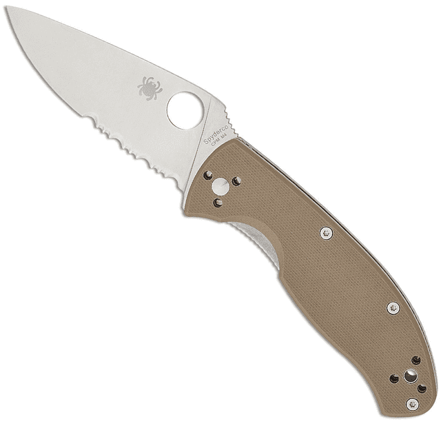 Spyderco C122GBNM4PS Tenacious 3.35" Folding Part Serrated CPM M4 Knife Spyderco C122GBNM4PS Tenacious 3.35" Folding Part Serrated CPM M4 Knife