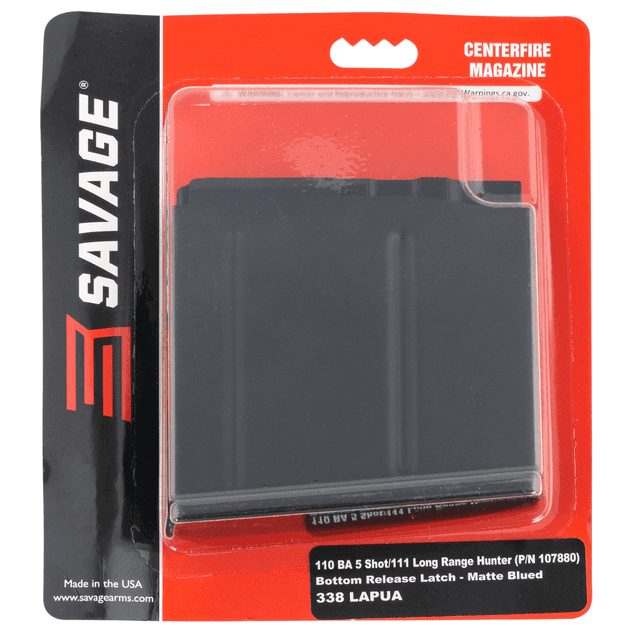 Savage Arms 110BA 5rd Magazine, 338 Lapua Mag - 55190 Savage Arms 110BA 5rd Magazine, 338 Lapua Mag - 55190