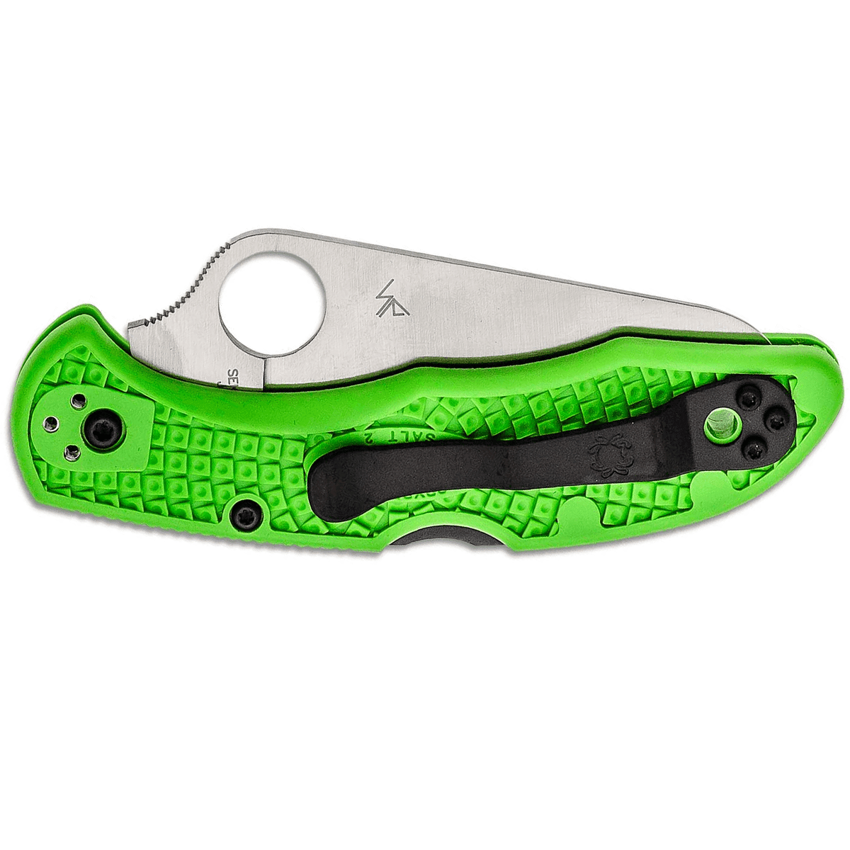 Spyderco Salt 2 3" Folding Clip Point Serrated H1 Knife Spyderco Salt 2 3" Folding Clip Point Serrated H1 Knife