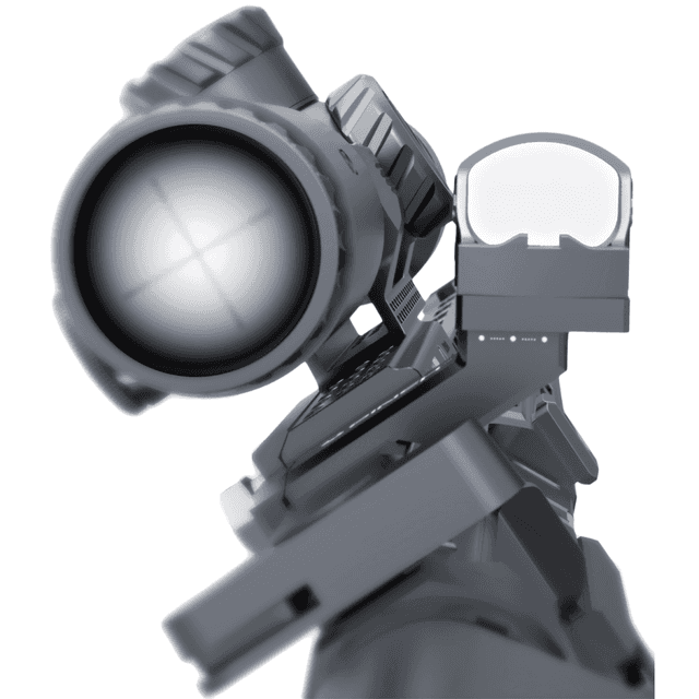 Viridian PINCH Adjustable 35 Degree Offset Mount with Sheild RMSc Adapter in Black Anodized Aluminum- 163068 Viridian PINCH Adjustable 35 Degree Offset Mount with Sheild RMSc Adapter in Black Anodized Aluminum- 163068