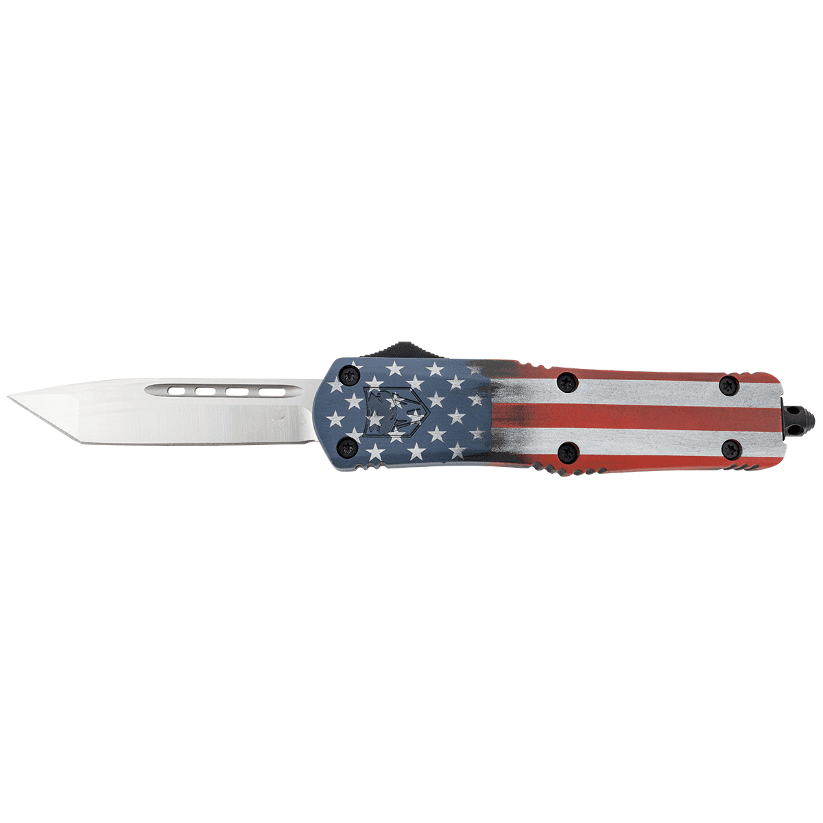 CobraTec Knives MCUSAFS3TNS FS-3 American Flag Medium 3" OTF Knife CobraTec Knives MCUSAFS3TNS FS-3 American Flag Medium 3" OTF Knife