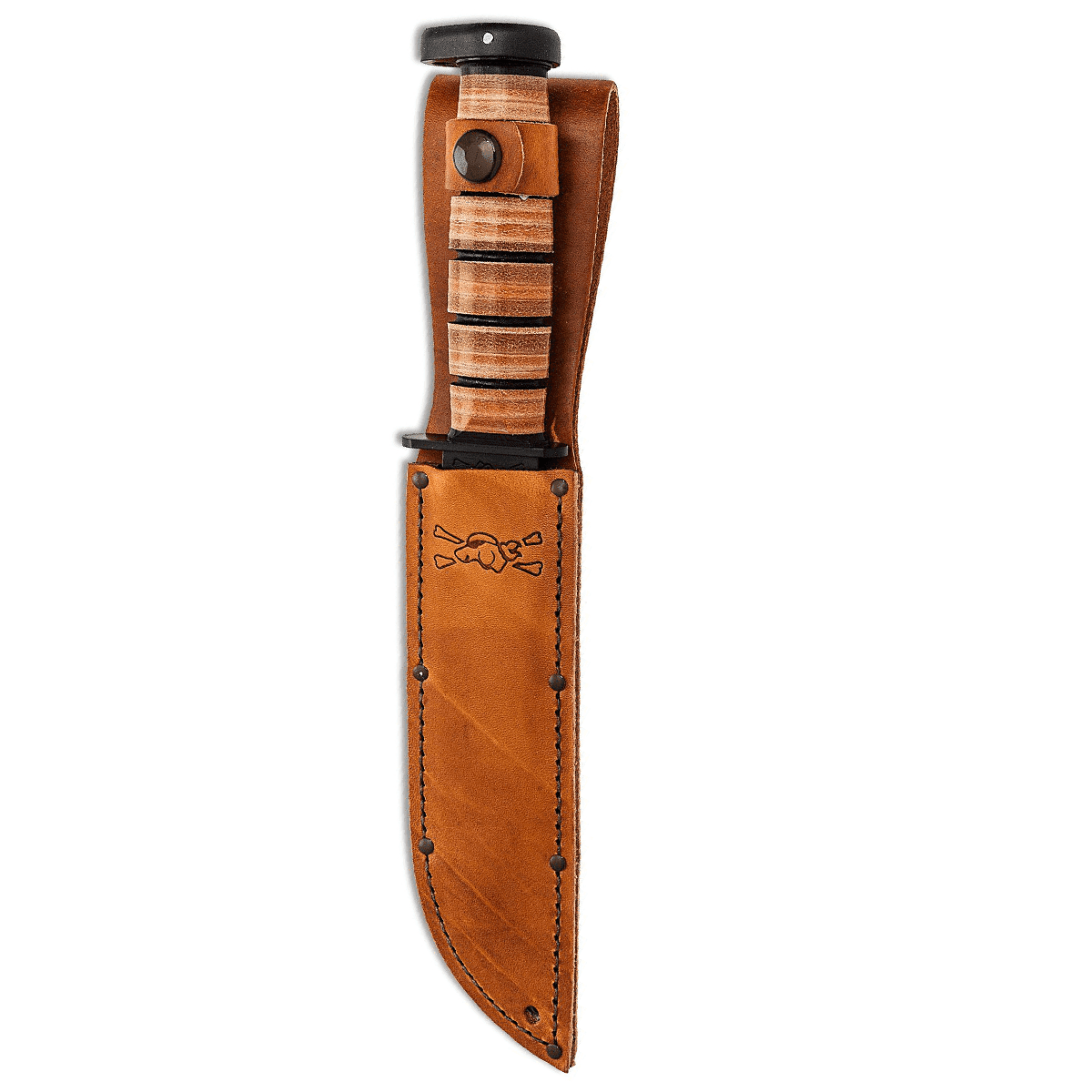 Ka-Bar 1317 Dog's Head Utility Knife 7" Fixed Clip Point Knife Ka-Bar 1317 Dog's Head Utility Knife 7" Fixed Clip Point Knife