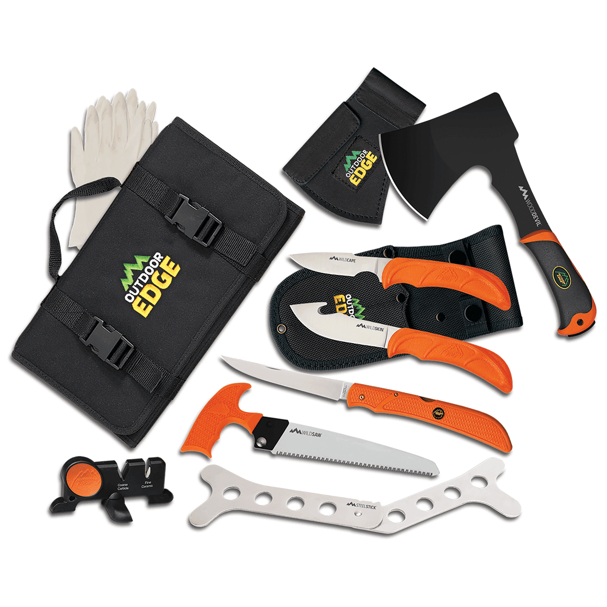 Outdoor Edge OF1 Outfitter Hunting Set Multiple 420J2 Stainless Steel Outdoor Edge OF1 Outfitter Hunting Set Multiple 420J2 Stainless Steel