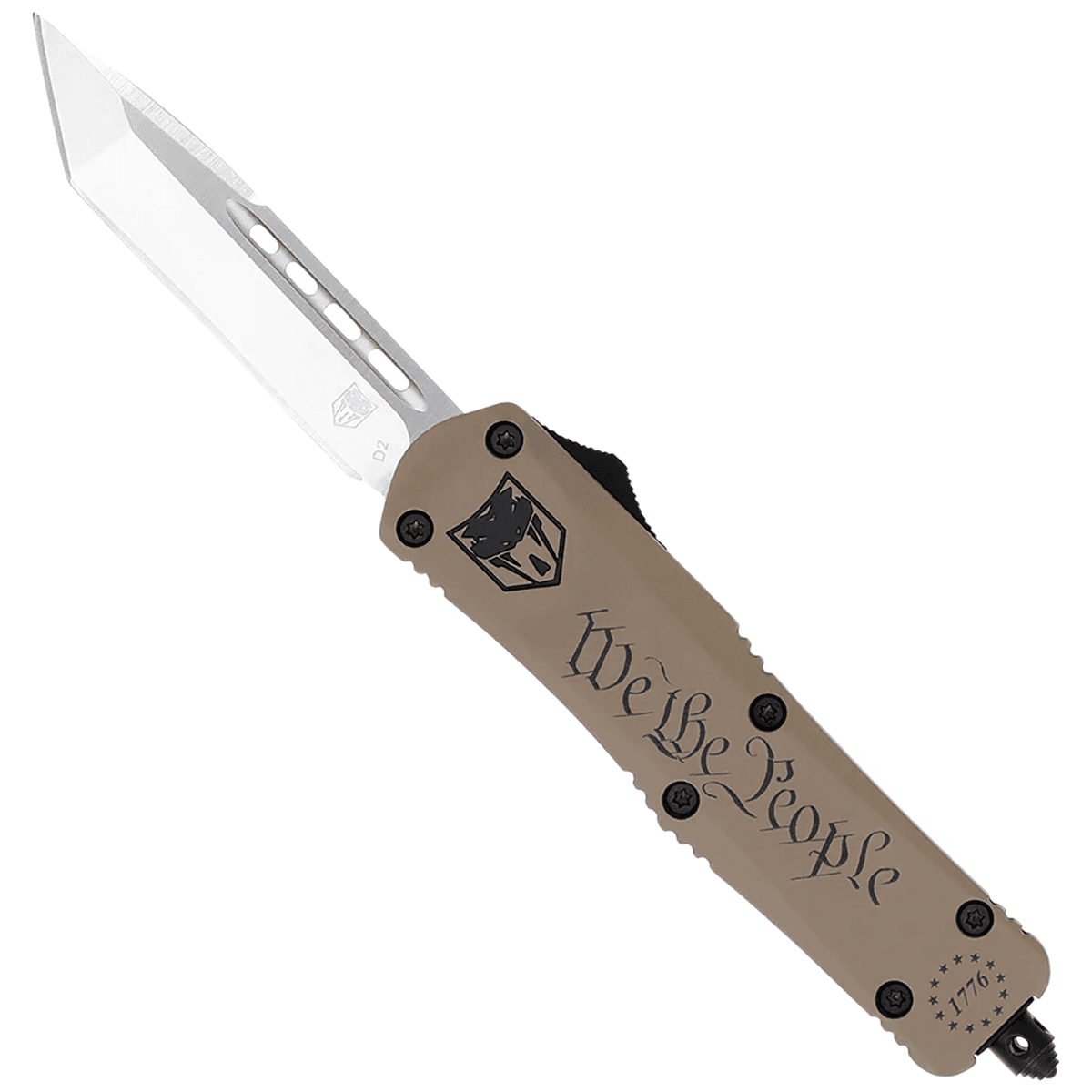 CobraTec Knives SWTPFS3TNS FS-3 We The People Small 2.75" OTF Knife CobraTec Knives SWTPFS3TNS FS-3 We The People Small 2.75" OTF Knife