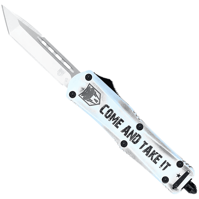 CobraTec Knives SCATIFS3TNS FS-3 Come And Take It Small 3" OTF Knife CobraTec Knives SCATIFS3TNS FS-3 Come And Take It Small 3" OTF Knife