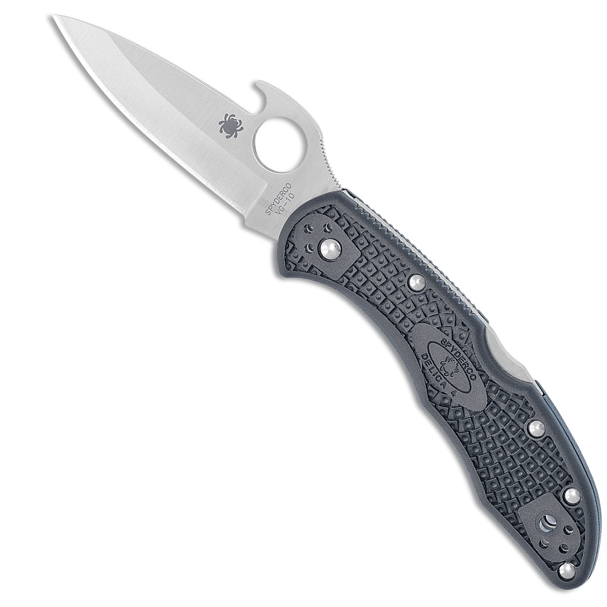 Spyderco C11PGYW Lightweight Emerson Opener Folding Knife Spyderco C11PGYW Lightweight Emerson Opener Folding Knife