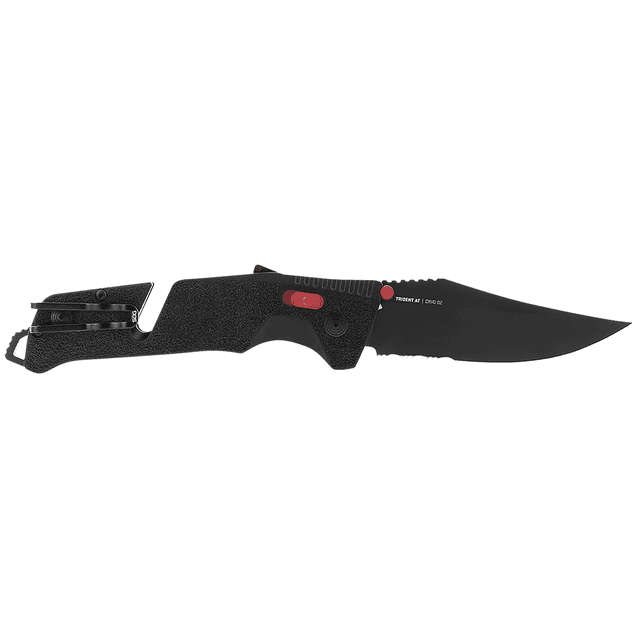 S.O.G SOG11120241 Trident AT 3.70" Folding Clip Point Part Serrated Knife S.O.G SOG11120241 Trident AT 3.70" Folding Clip Point Part Serrated Knife