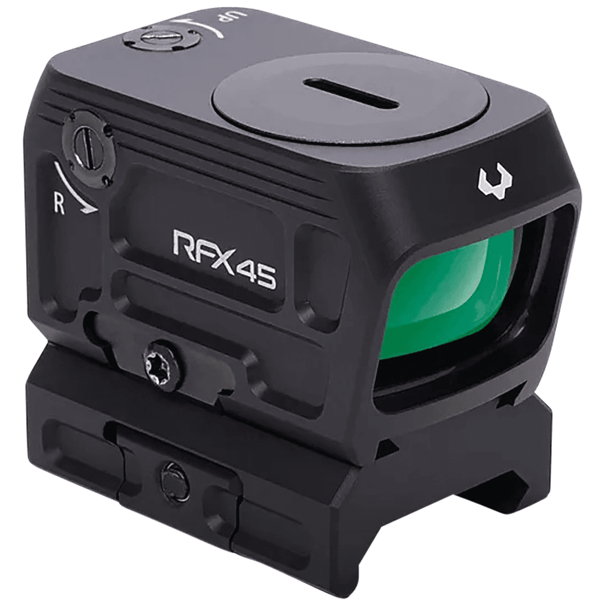 Viridian RFX45 Low Mounting Adapter in Black Anodized- 157160 Viridian RFX45 Low Mounting Adapter in Black Anodized- 157160