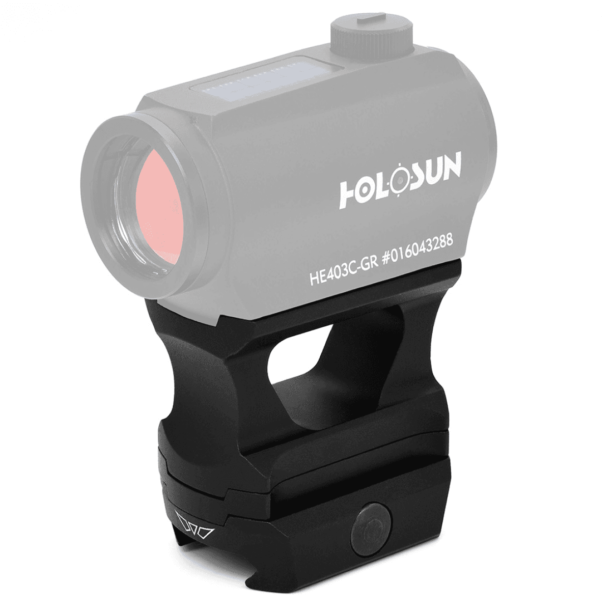 Warne Red-Dot Riser Aimpoint T1-T2 Tactical in Black Anodized Aluminum - 151339 Warne Red-Dot Riser Aimpoint T1-T2 Tactical in Black Anodized Aluminum - 151339