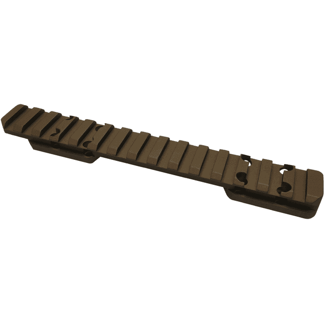 Talley Browning X-Bolt Short Action 0 MOA Picatinny Rail in Smoked Bronze Cerakote - 154537 Talley Browning X-Bolt Short Action 0 MOA Picatinny Rail in Smoked Bronze Cerakote - 154537