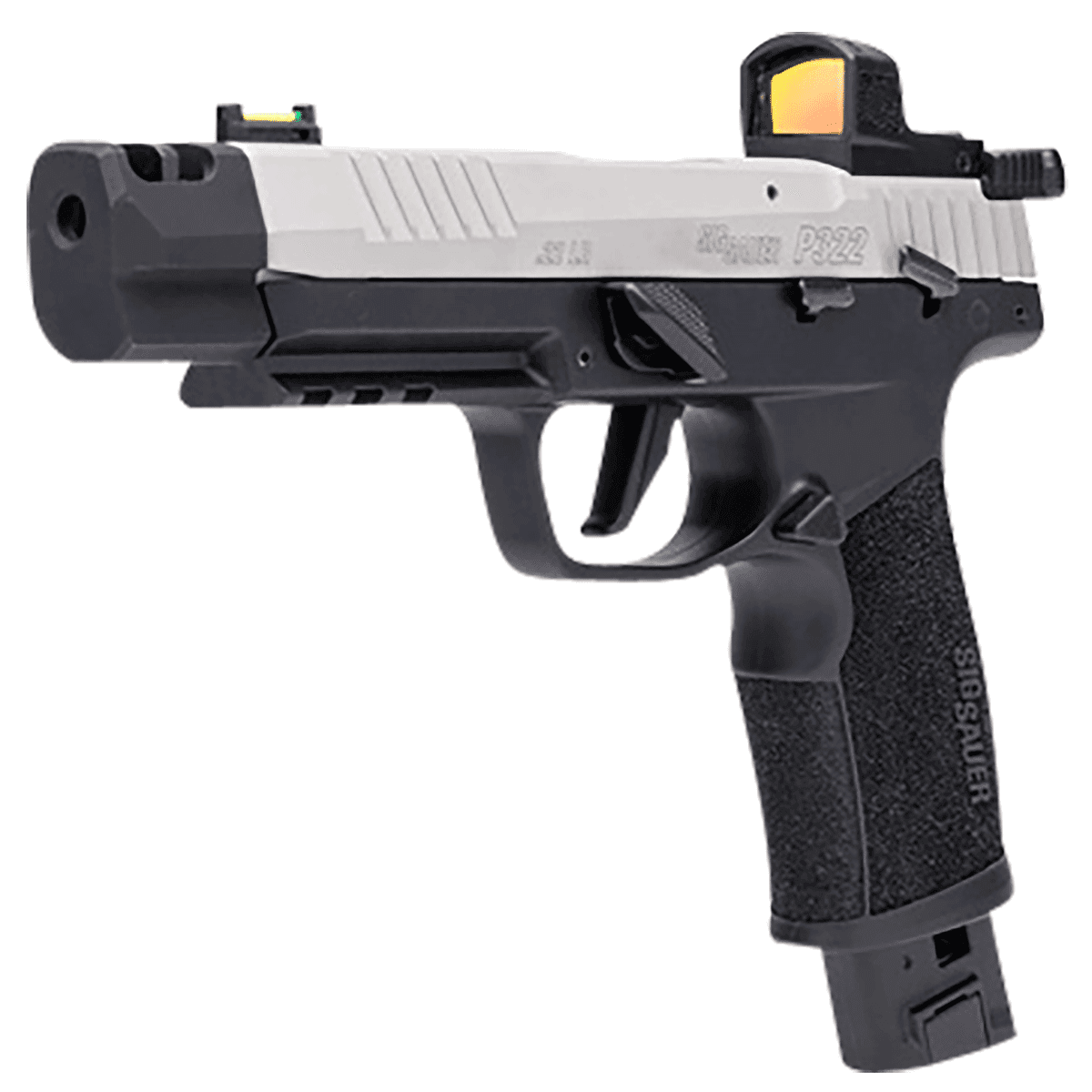 Sig Sauer 322CTCOMPRXZE P322 Comp 22 LR, 20+1/25+1, 4" Pistol w/ Romeo Zero and Slide Racker Sig Sauer 322CTCOMPRXZE P322 Comp 22 LR, 20+1/25+1, 4" Pistol w/ Romeo Zero and Slide Racker