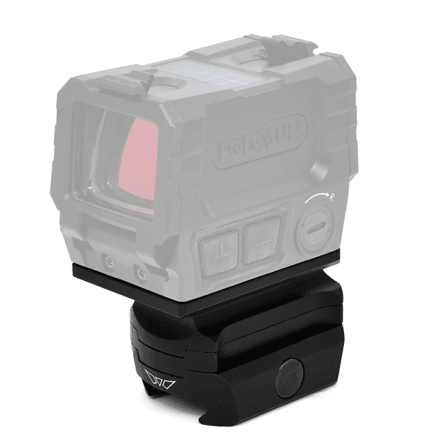 Warne Red-Dot Riser Holosun AEMS Tactical in Black Anodized Aluminum - 151338 Warne Red-Dot Riser Holosun AEMS Tactical in Black Anodized Aluminum - 151338