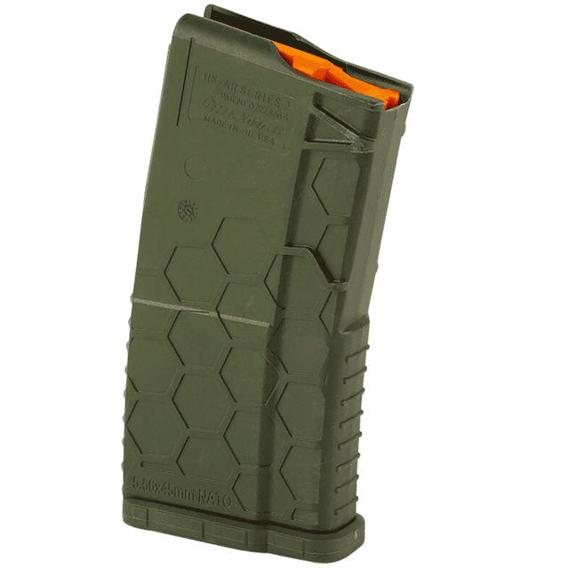 Hexmag Shorty 20rd Magazine, 5.56x45mm NATO - HX20AR15ODG Hexmag Shorty 20rd Magazine, 5.56x45mm NATO - HX20AR15ODG