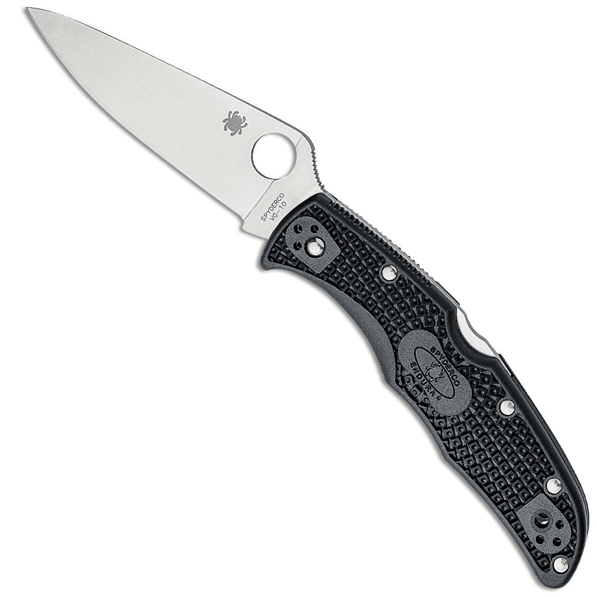 Spyderco C10FPBK Endura 4 Lightweight 3.75" Folding Knife Spyderco C10FPBK Endura 4 Lightweight 3.75" Folding Knife