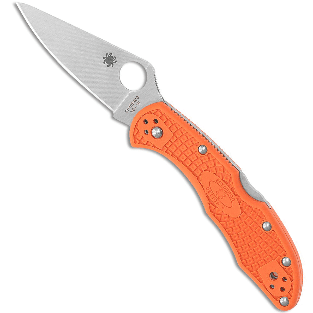 Spyderco C11FPOR Delica 4 Lightweight 2.88" Folding Knife Spyderco C11FPOR Delica 4 Lightweight 2.88" Folding Knife